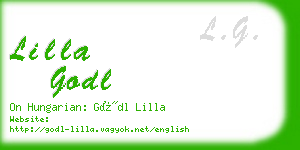 lilla godl business card